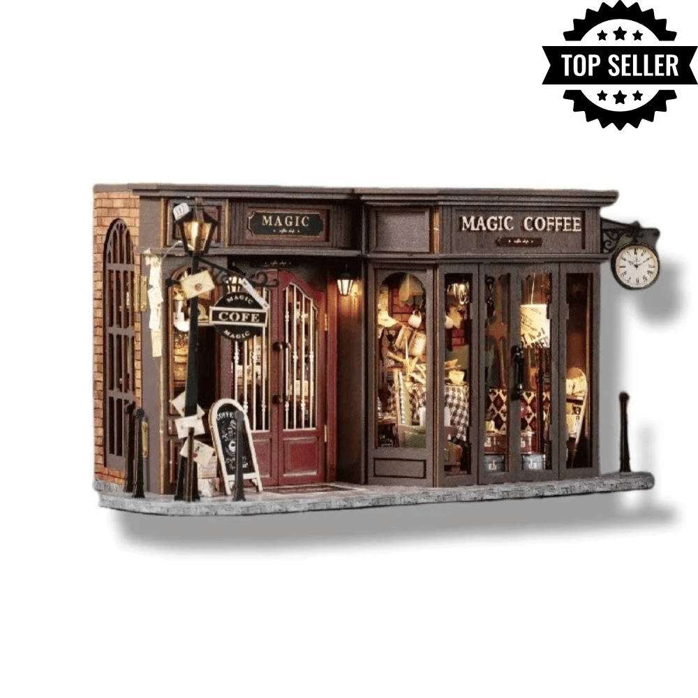 Magic Coffee Shop DIY Miniature House Kit