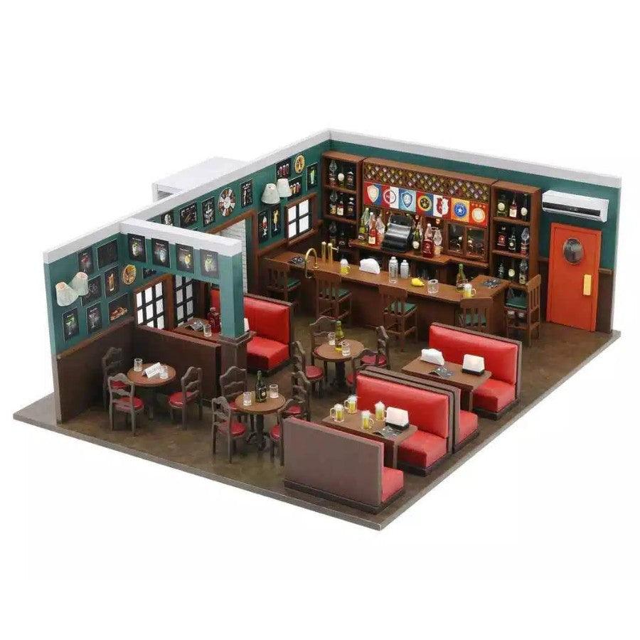 MacLaren's Pub DIY Dollhouse kit, a miniature house crafts inspired by the TV show "How I Met Your Mother", perfect for model building lovers, dollhouse collectors, home decor, A great DIY project for "How I Met Your Mother" fans.