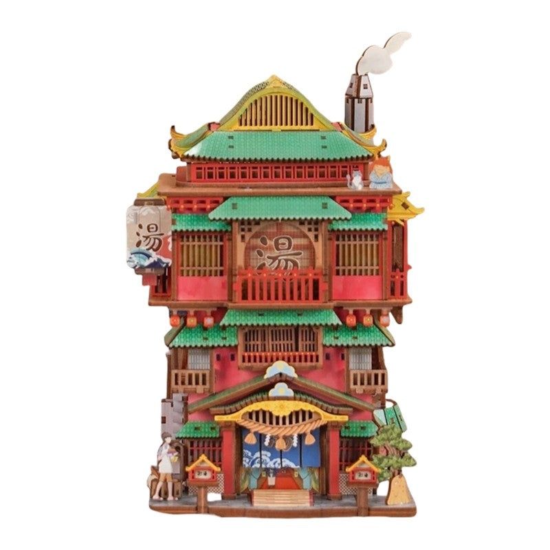 Japanese Bathhouse Onsen Saga DIY Miniature House Kit