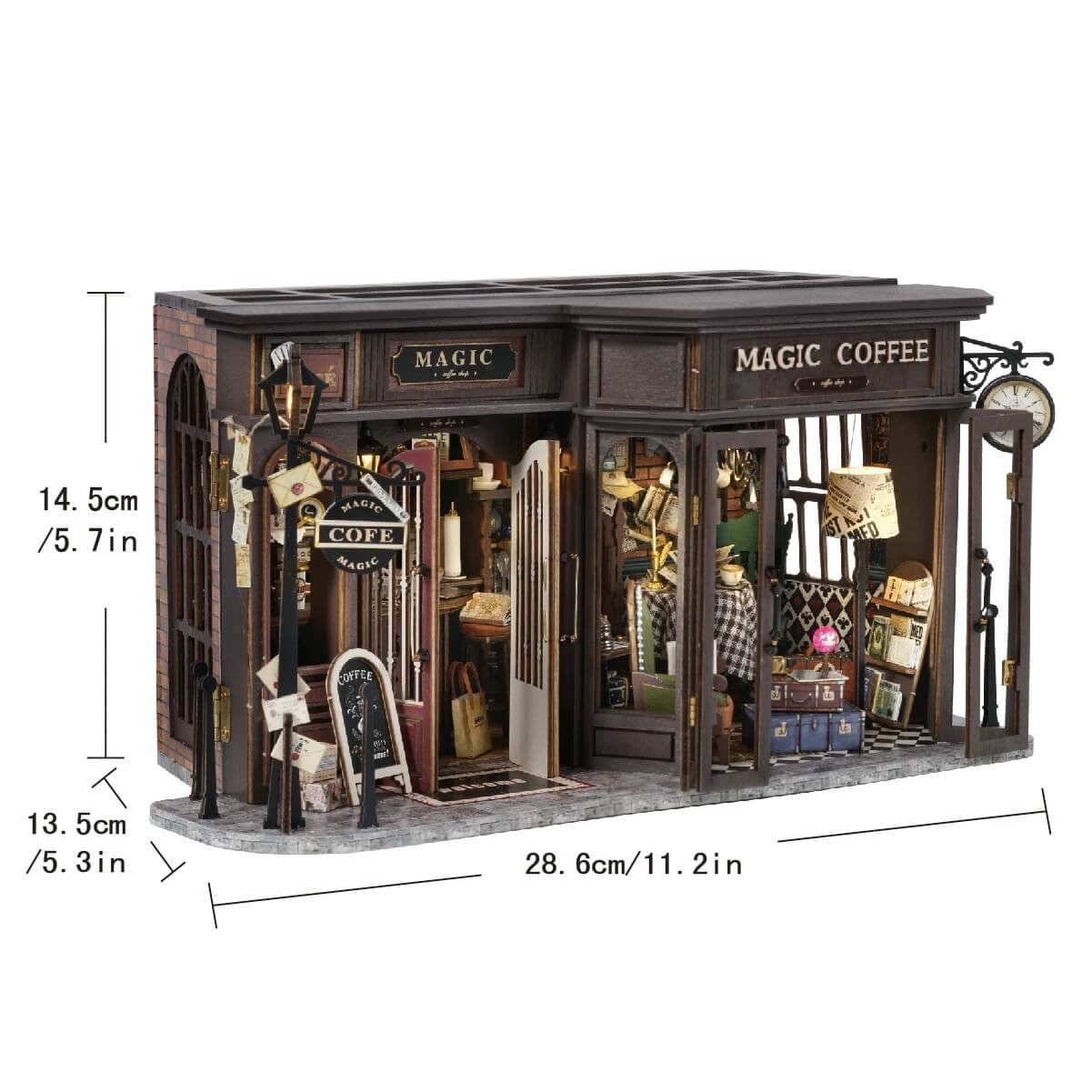 Magic Coffee Shop DIY Miniature House Kit